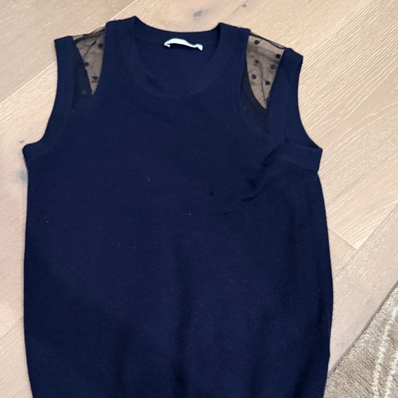 Chloe Sweaters - Chloe Navy Knit Top